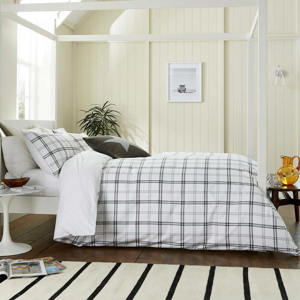 Helena Springfield Long Island Grey Hunter’s Check Duvet Cover Set